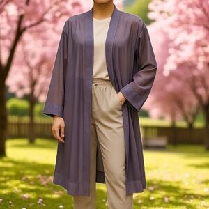 R&M Richards Lavender Women's Cardigan